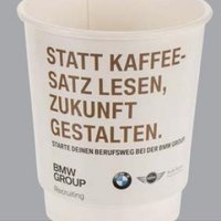 BIO HEISSGETRANKE BECHER mit Werbung