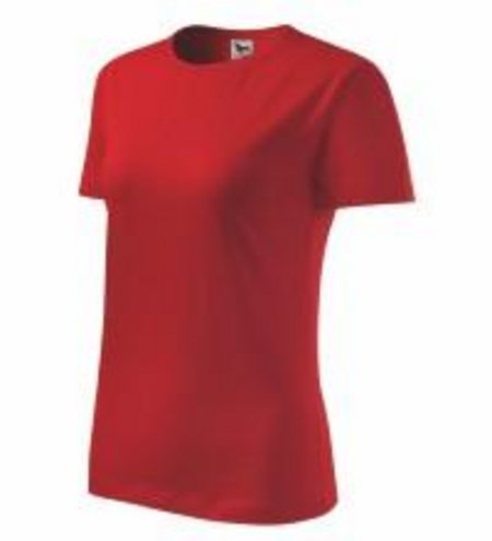 Damen Basic T-Shirt mit Werbung oder Logo