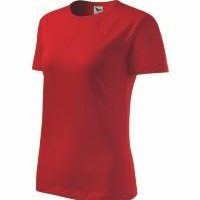 Damen Basic T-Shirt mit Werbung oder Logo