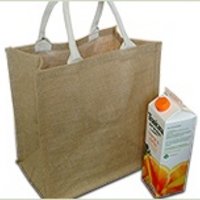 Mehrzweck Jute Shopper "MJUTE" mit Logo