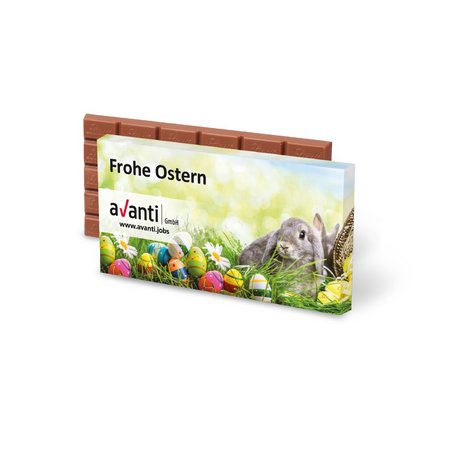 100g Premium Schokolade von Lindt bedrucken zu Ostern