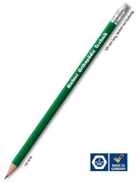 6-eckiger Bleistift mit Radiertip