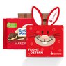 Schokotafel Ritter SPORT Osterhase mit Werbung