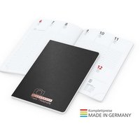 Softcover-Wochentimer Prestige-Flexx Bestseller Prägung mit Werbung