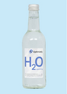 Glasflasche 330 ml Quellwasser mit Werbedruck