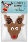 Schokoladen Rudolph mit individuellem Werbedruck
