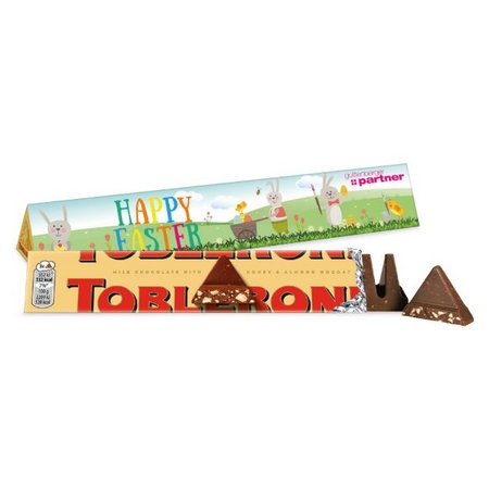 Toblerone 100g mit Werbeschuber mit Werbedruck