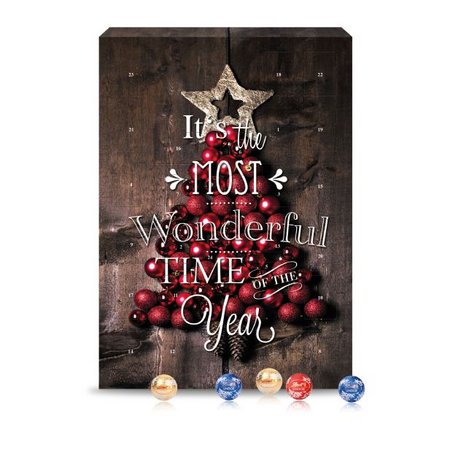 Wand-Adventskalender Lindt Schokolade mit eigenem Design