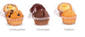 Mini Muffin "Trend" mit Werbedruck - Geschmacksvarianten