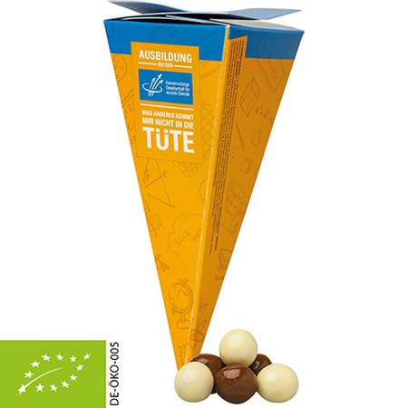 Bio Knusperkugeln 20g Mix mit Logo