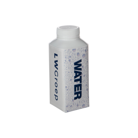 Papp-Wasserflasche Earth Water mit eigenem Logo bedrucken
