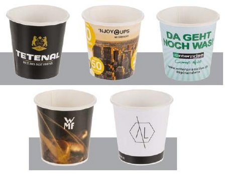 ESPRESSO becher 100ml mit Werbung oder Logo