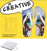 "Imagine" Flip Flops mit Sublimation mit Werbung