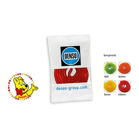 Haribo Fruchtschnecke mit Logo