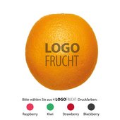 Orange mit ihrem Motiv günstig bedrucken als gesundes Werbemittel