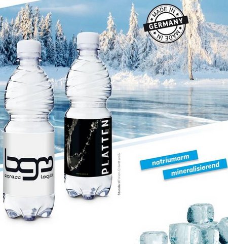 Promo Wasserflasche 500 ml mit Werbedruck