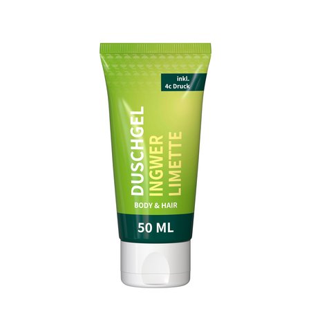 50ml Tube Duschgel Ingwer-Limette als Werbegeschenk