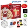 Nachhaltiger Premium Präsent Wand-Adventskalender individuell bedruckt mit ihrem Logo und gefüllt mit einem Mix aus Lindt Schokolade
