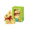 Werbekartonage „Lindt Goldhase“ 100g mit Werbedruck