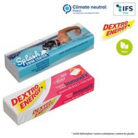 DEXTRO ENERGY Stange mit Werbung