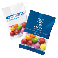 Saure Kaubonbons in Werbetüte 10g mit Logo