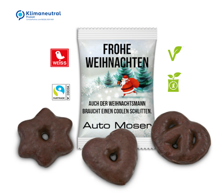 Mini Dreierlei Lebkuchen mit Werbung oder Logo