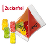 Zuckerfreie Werbe-Pyramide 12g mit Werbdruck oder Firmenlogo