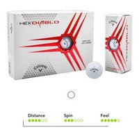 Callaway HEX Diablo Golfball mit Logo oder individueller Werbung bedruckt