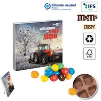 Mini-Adventskalender M&M’S Crispy mit Werbung