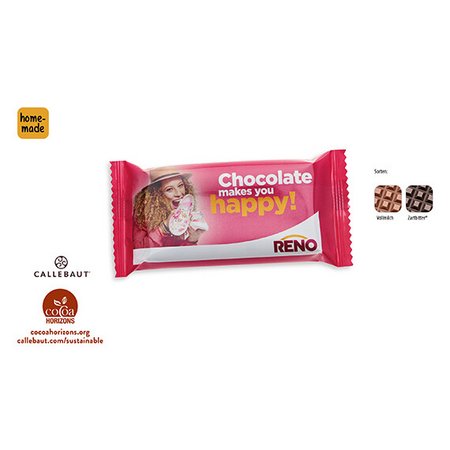 Schokolade 40 g Tafel mit Werbedruck