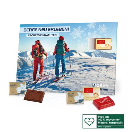 Tisch-Adventskalender „Lindt Exklusiv“ als Werbegeschenk