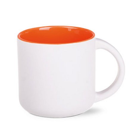 Tassen bedrucken lassen mit Logo Modern orange