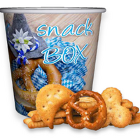Kräcker-Mix im Snackbecher Mini mit Logo