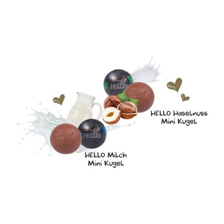 Lindt Hello Füllung in Adventskalender mit eigenem Design
