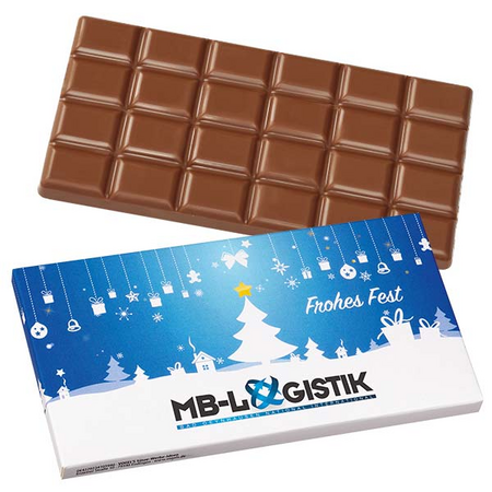 Schokoladentafel 100g "Frohes Fest"