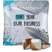 Minz-Ecken Bonbons ca. 15g in Midi-Tüte mit eigenem Logo