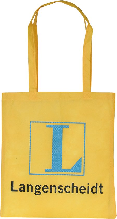 PP-Tasche ca. 38x42 cm mit langen Henkeln mit Werbung oder Logo