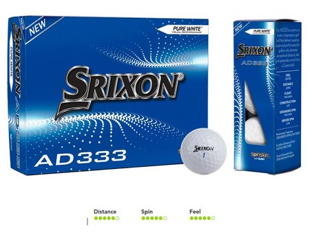 Srixon AD333 Golfball mit individueller Werbung oder Logo bedruckt