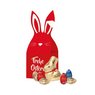 3D Präsent „Häschen“ mit Lindt Eier und Goldhase mit Werbedruck