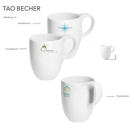 Senator Tao Becher in eigenem Design bedruckbar als Werbemittel