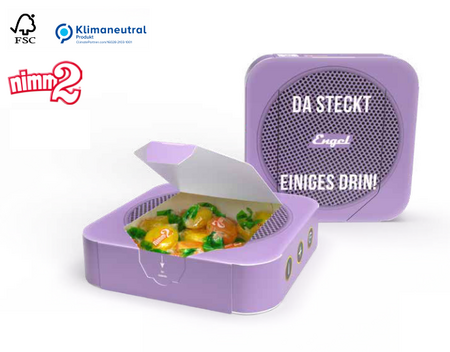 Appbox gefüllt mit Nimm2 Bonbons
