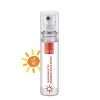 Sonnenschutz Spray 20ml bedrucken mit Logo als Werbeartikel