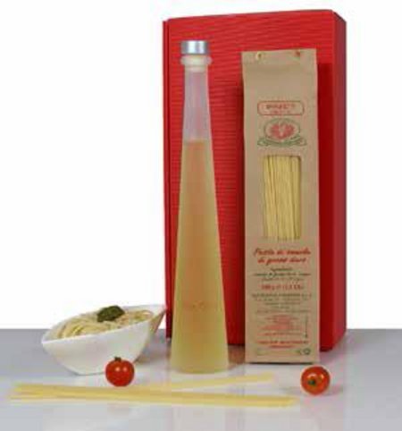 Spaghetti - Set OLIO OLIVA mit Werbung