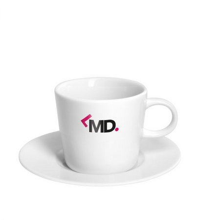Espressotasse Fanny mit Werbung