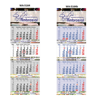 4 Block Wandkalender mit Wire-O als Werbemittel günstig bedrucken mit Logo