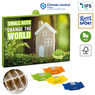 Premium Wand-Adventskalender individuell bedruckt mit Logo und gefüllt mit Ritter Sport Schokowürfeln als optimales Werbemittel