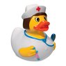 Quietsche-Ente Krankenschwester mit Werbung