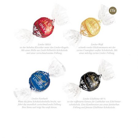 Lindt „Exklusive Momente“ mit Logo