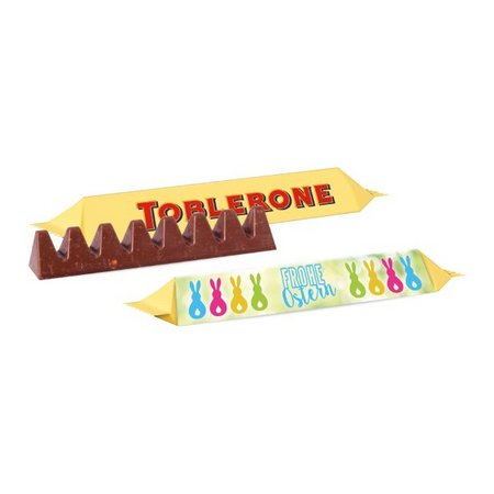 Toblerone 35g mit Werbeschuber mit Werbedruck