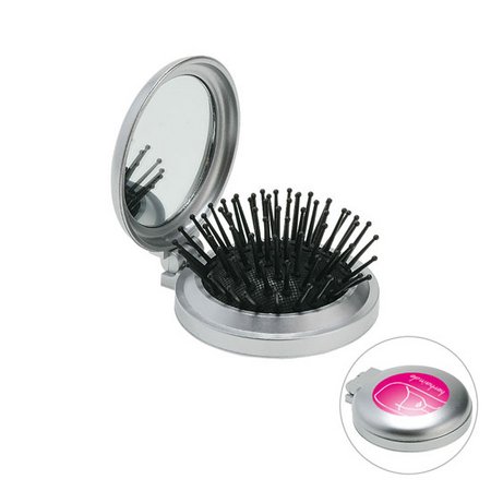 Haarbürste mit Spiegel mit eigenem Logo